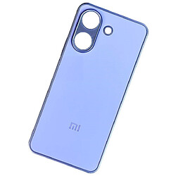 Чехол (накладка) Xiaomi Redmi 10a / Redmi 9C, Matte Logo Chrome, Сиреневый