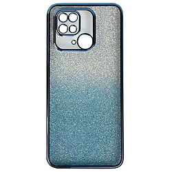 Чехол (накладка) Samsung A315 Galaxy A31, Ombre Glitter Chrome, Голубой