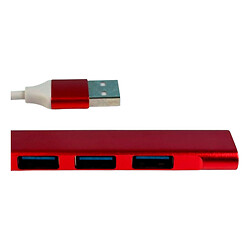 USB Hub A-809, Красный