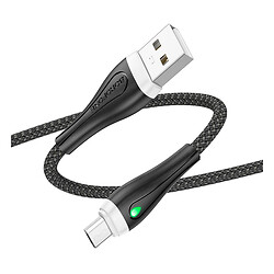 USB кабель Borofone BX100 Advantage, MicroUSB, 1.0 м., Чорний