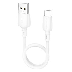 USB кабель Borofone BX93 Super Power, Type-C, 0.25 м., Білий