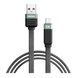 USB кабель Remax RC-C083 Janker, MicroUSB, 1.0 м., Черный