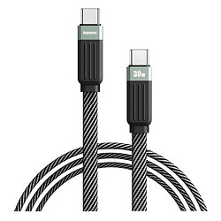 USB кабель Remax RC-C086 Janker, Type-C, 1.0 м., Чорний