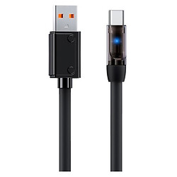 USB кабель Remax RC-C110 Mecha, Type-C, 1.2 м., Чорний