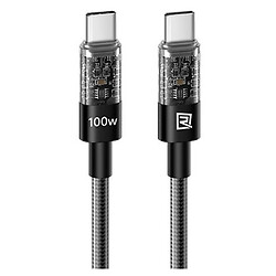 USB кабель Remax RC-C162 Walking, Type-C, 1.2 м., Чорний