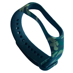 Ремешок Xiaomi Mi Band 3 / Mi Band 4, Camouflage, Black-Green, Черный