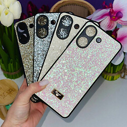 Чехол (накладка) Samsung A245 Galaxy A24, Bling Grainy Diamond Separate Camera, Коричневый - № 9