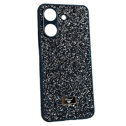 Чехол (накладка) Samsung A245 Galaxy A24, Bling Grainy Diamond Separate Camera, Графитовый