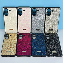 Чохол (накладка) Xiaomi Redmi A1 / Redmi A2, Bling Grainy Diamond Separate Camera, Золотий - № 2