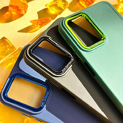 Чехол (накладка) Samsung M135F Galaxy M13, Colors Metal Style Frame, Зеленый - № 6