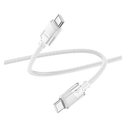 USB кабель Hoco U132 Beijing, Type-C, 1.2 м., Серый