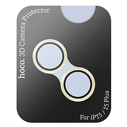 Защитное стекло камеры Apple iPhone 15 / iPhone 15 Plus, Hoco, Бежевый