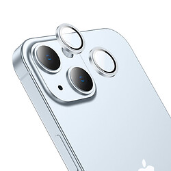 Защитное стекло камеры Apple iPhone 15 / iPhone 15 Plus, Hoco, Голубой