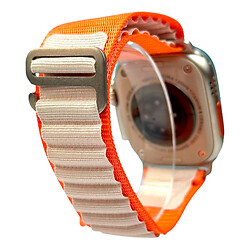 Ремешок Apple Watch 38 / Watch 40, Spigen Alpine Loop, Orange-White, Оранжевый