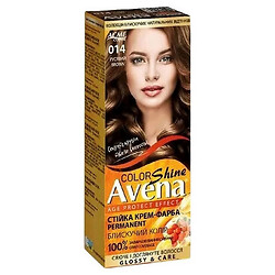 Крем-фарба для волосся стійка Avena Shine Color Русявий 014