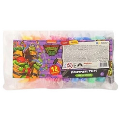 Набір тіста для ліплення повітряний Teenage Mutant Ninja Turtles 12 кольорів