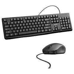 Клавіатура та миша Ugreen Wired Keyboard and Mouse Combo, Чорний