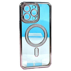 Чехол (накладка) Apple iPhone 11 Pro Max, Diamond Bling Case, MagSafe, Розовый