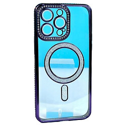 Чехол (накладка) Apple iPhone 12, Diamond Bling Case, MagSafe, Фиолетовый