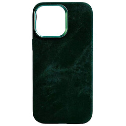 Чохол (накладка) Apple iPhone 14, Fine Woven Case, Темно-зелений, MagSafe, Зелений