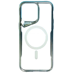 Чохол (накладка) Apple iPhone 14, Gear4 Edge Color, MagSafe, Срібний