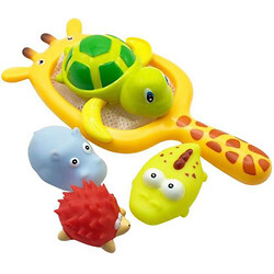 Набір іграшок для ванни "Сачок жираф" (7 елем)
