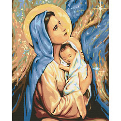 Картина по номерам "Мария и Иисус"