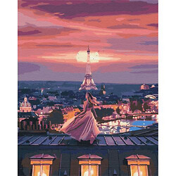 Картина за номерами "Фантастичний вечір у Парижі"