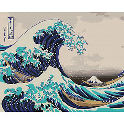 Картина за номерами "Під хвилею Канаґавського моря. Хокусая"