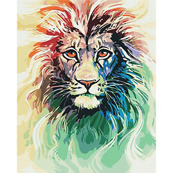 Картина по номерам "Сияние льва"