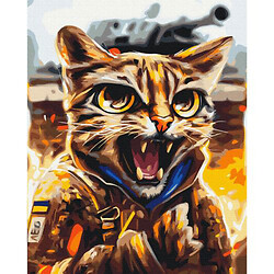 Картина по номерам "Котик Ягуар. Марианна Пащук"