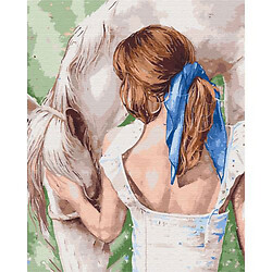 Картина по номерам " Любимый конь"