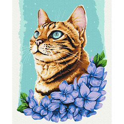 Картина за номерами "Блакитний котик © Anna Kulyk"
