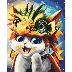 Картина по номерам "Котик Драконь" 40x50 см