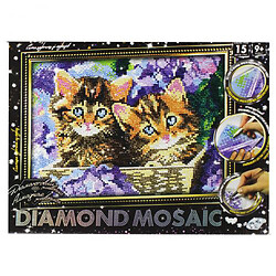 Алмазна мозаїка "DIAMOND MOSAIC. Котики", Danko Toys