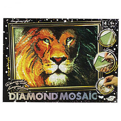 Алмазна мозаїка "DIAMOND MOSAIC. Лев", Danko Toys