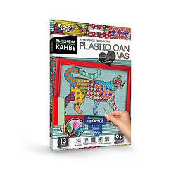 Вышивка на пластиковой канве "PLASTIC CANVAS: Кот", Danko Toys