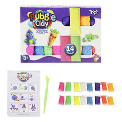 Кульковий пластилін "Bubble Clay" 14 кольорів (укр)