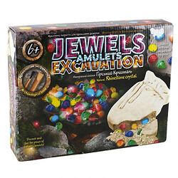 Набор для раскопок "JEWELS AMULETS EXCAVATION" Горный хрусталь