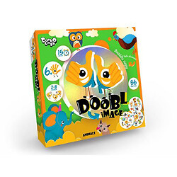 Настольная игра "Doobl image: Animals" укр, Danko Toys