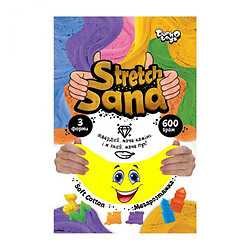 Креативна творчість Stretch Sand жовтий, Danko Toys