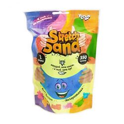 Кинетический песок "Stretch Sand" укр 350 г синий, Danko Toys