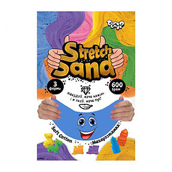 Кинетический песок "Stretch Sand", синий, Danko Toys