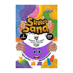 Кинетический песок Stretch Sand фиолетовый, Danko Toys