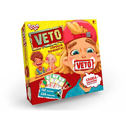 Карточная настольная игра "VETO", укр, Danko Toys