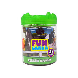Ігровий набір "Fun Banka. Свійські тварини", 31 предмет