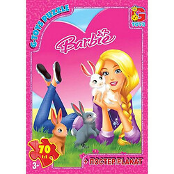 Пазлы "Barbie: кролики", 70 эл