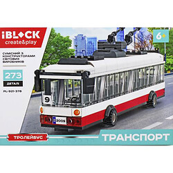 Конструктор "IBLOCK: Троллейбус", 273 детали, Iblock