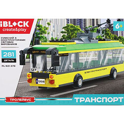 Конструктор "IBLOCK: Троллейбус", 281 деталь, Iblock