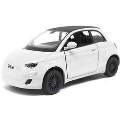 Машинка металлическая "Fiat 500E", белый, Kinsmart